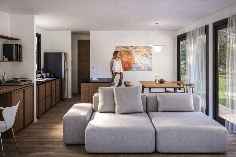 Modulos habitacionales casa modular 54 7