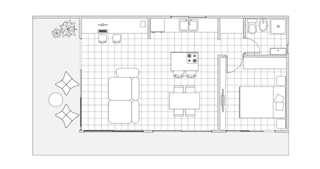 planta casa modular 54